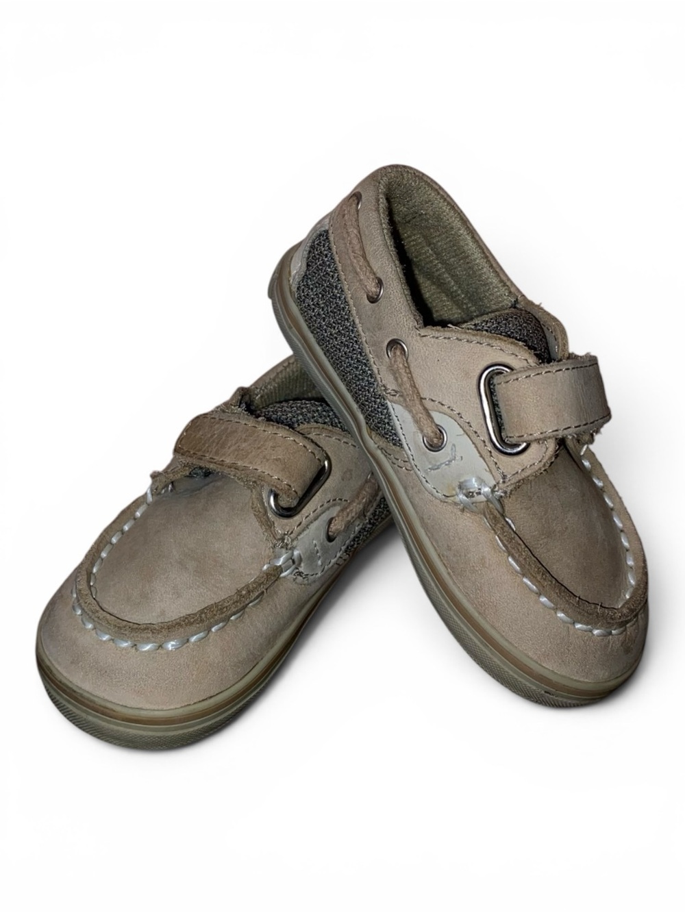 SPERRY BLUEFISH Top Siders Boat/Deck Pre-Walker Shoes Hook/Loop Closure SZ 3MO